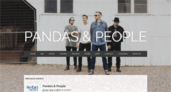 Desktop Screenshot of pandasandpeopleband.com